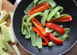 название картинки Кабачки тушеные с болгарским перцем