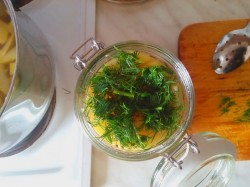 название картинки Кабачки с перцем квашеные на зиму