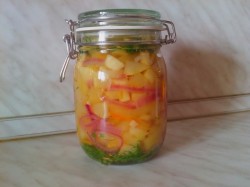 название картинки Кабачки с перцем квашеные на зиму