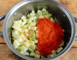 Кабачки в аджике на зиму по тбилисски