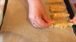 название картинки Молодые кабачки в хрустящей сырной панировке