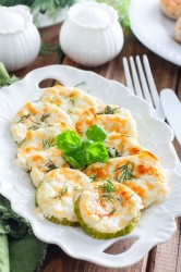 Кабачки запеченные с сыром в духовке