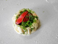 Кабачки в слоеном тесте запеченные - шаг 4 Кабачки в слоеном тесте запеченные - шаг 4