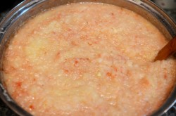 название картинки Икра кабачковая с чесноком и томатной пастой и майонезом на