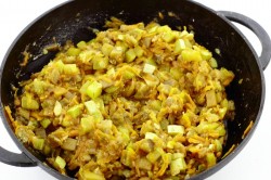 название картинки Кабачково-баклажанная икра на зиму