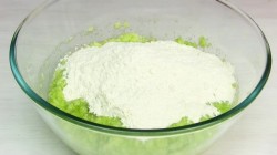 название картинки Кабачковые оладьи с фаршем внутри