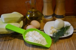 название картинки Кабачковые оладушки с чесноком и укропом