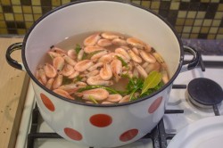 Как варить неочищенные креветки