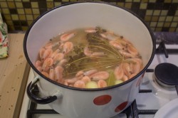 Как варить замороженные креветки - шаг 7 Как варить замороженные креветки - шаг 7