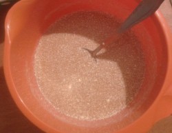 Какао-манник в глазури