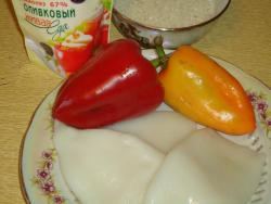 Кальмары с рисом