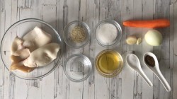 Кальмары по корейски с морковью маринованные - шаг 1 Кальмары по корейски с морковью маринованные - шаг 1