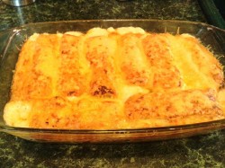 название картинки Каннеллони под соусом бешамель с рикоттой и шпинатом