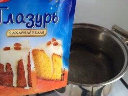 Капкейк с глазурью