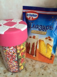 Капкейк с глазурью