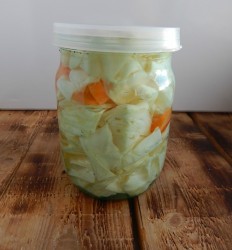 название картинки Капуста маринованная кусочками быстрого приготовления
