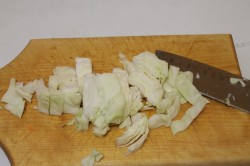 название картинки Капуста с картошкой на сковороде