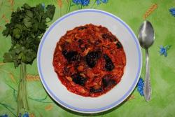 Капуста с луком в черносливе - шаг 9