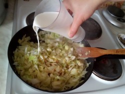 Капуста со сливками