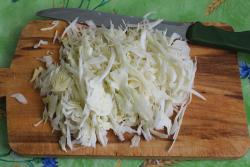 Тушеная капуста со сметаной