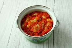 название картинки Капустные голубцы из свежей капусты с мясом в кастрюле