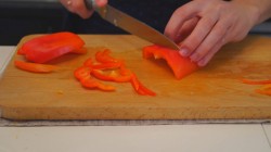 Капустный салат с болгарским перцем по-корейски