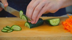 Капустный салат с болгарским перцем по-корейски