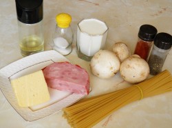 название картинки Карбонара с грибами