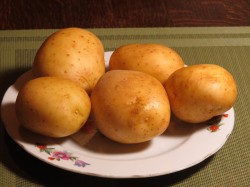 Картофель фаршированный мясом