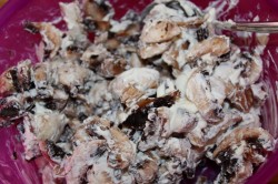 название картинки Картофель с грибами запеченный в мультиварке