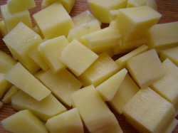 Картофель тушеный с грибами