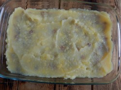 название картинки Картофельная запеканка с фаршем и грибами