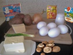 название картинки Картофельная запеканка с сыром и луком классическая