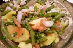 Картофельно-фасолевый салат с анчоусами - шаг 6 Картофельно-фасолевый салат с анчоусами - шаг 6