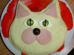 название картинки Картофельное пюре Кот