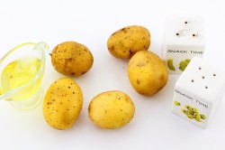 Картофельные грибочки во фритюре