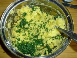 Картофельные котлеты с грибами