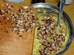 Картофельные котлеты с грибами