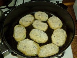 Картофельные котлеты с грибами