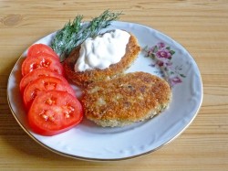 Картофельные котлеты с грибами