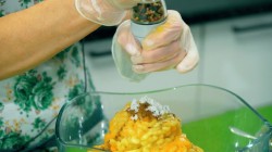 название картинки Картофельные котлеты с овощами и лимонным соком