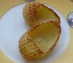 название картинки Картофельные лапти с грибами и баклажанами