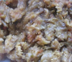 название картинки Картофельные лапти с грибами и баклажанами