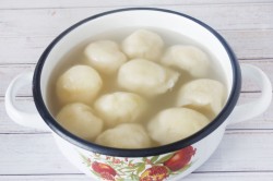 Картофельные пельмени с картошкой и салом