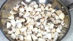 название картинки Картофельные тарталетки с грибами салат