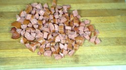 название картинки Картофельные тарталетки с грибами салат