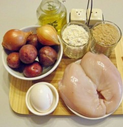 название картинки Картофельные зразы с куриным фаршем