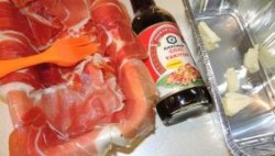 Картофельный мильфей с хамоном