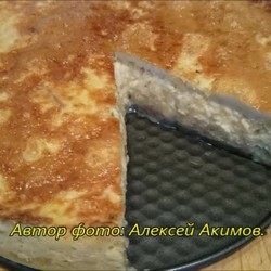Картофельный пирог с курицей и сыром