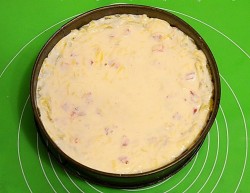 Картофельный пирог с сельдью